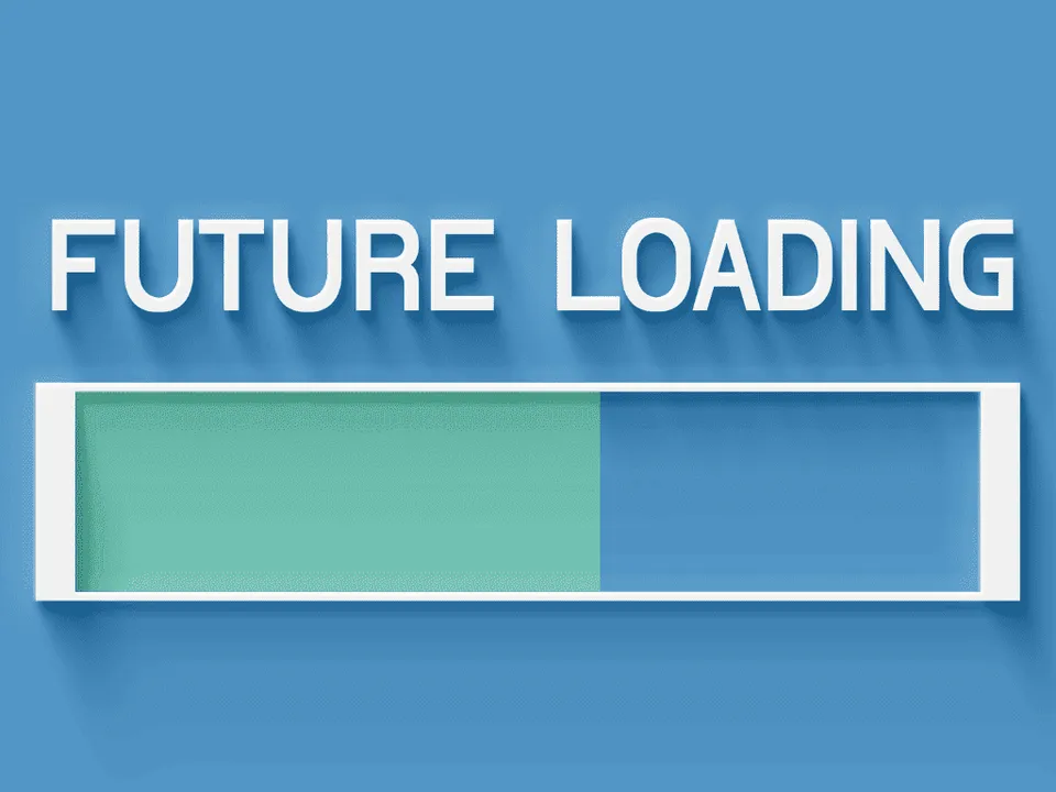 Loading bar hvor der står future loading.