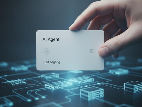 Et nærbillede af en digital nøgle med teksten